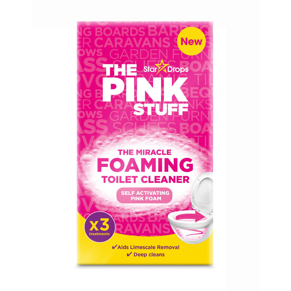 The Pink Stuff - The Miracle Foaming Toilet Cleaner (3 Pack) – Homeporium  Australia