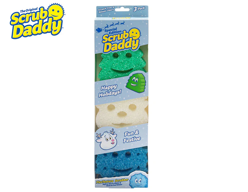 Scrub Daddy UK - The Limited Edition Christmas Pack 2021! With THREE  limited edition sponges 😮 Green Scrub Mommy, White & Red Scrub Daddy!  #ScrubDaddyChristmas 🎁 Just head to scrubdaddy.co.uk/christmas #scrubdaddy  #scrubdaddyuk #